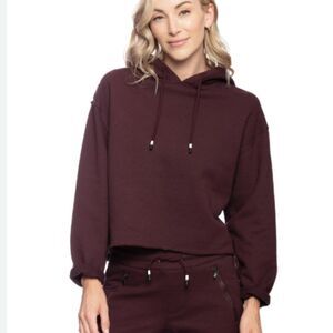FUNDAMENTAL COAST Kelly Hoodie Eggplant Size Medium